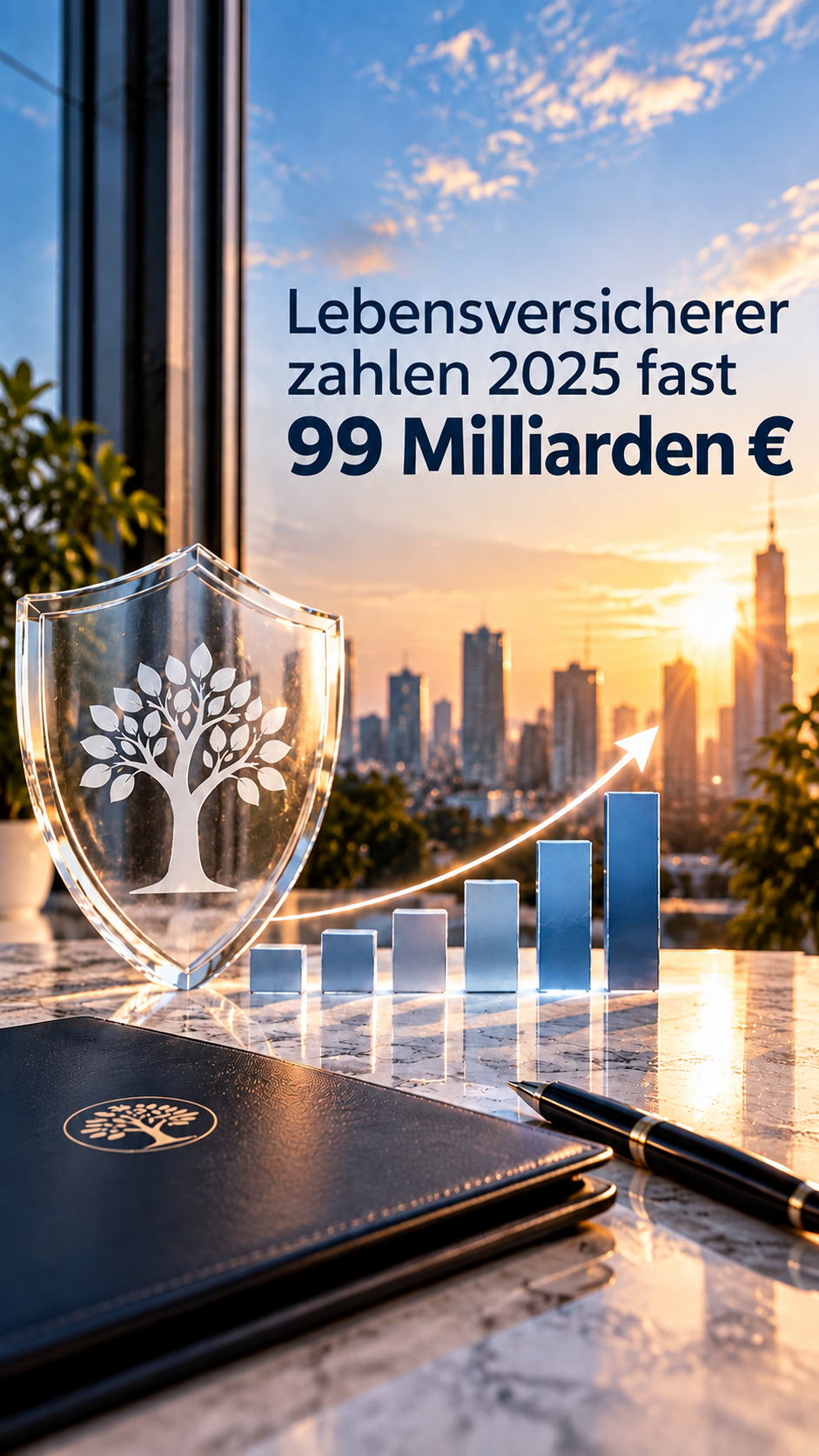 Lebensversicherer zahlen 2025 fast 99 Milliarden Euro aus
